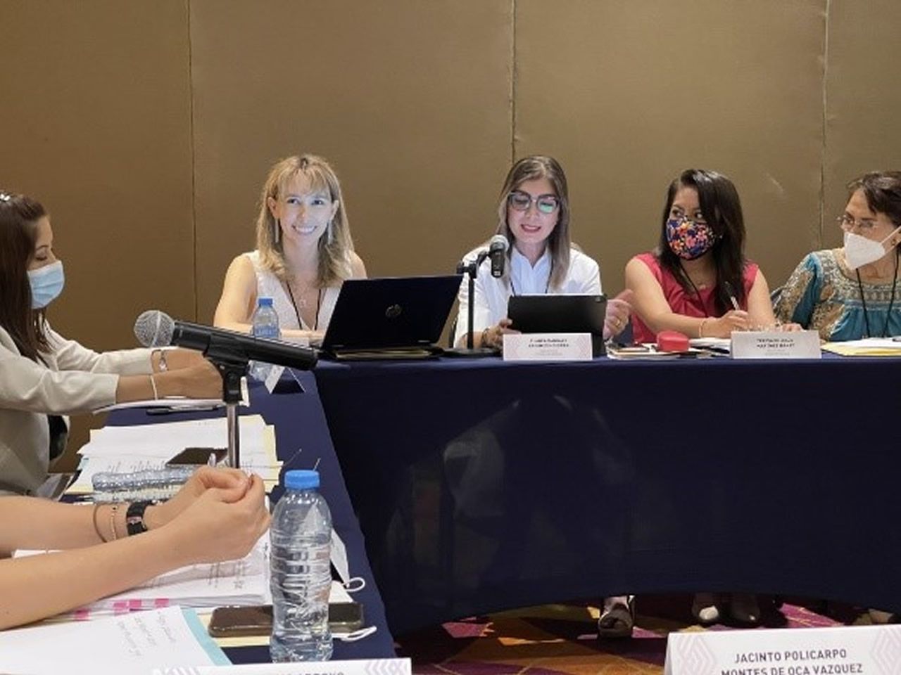 El Tribunal de Justicia Administrativa del Estado participa en mesa de análisis de sentencias con perspectiva de Género en el Congreso Nacional AMTRIJA Veracruz 2022.